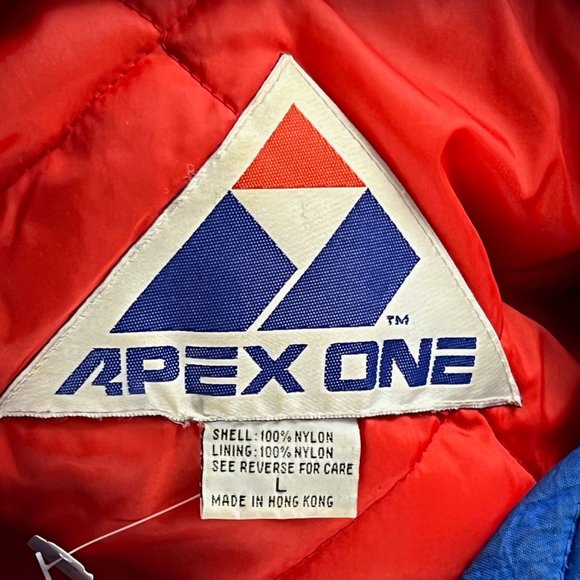 Apex One Vintage Created For The Professional Athlete Blue/Red Large Winter Ski - Picture 2 of 10